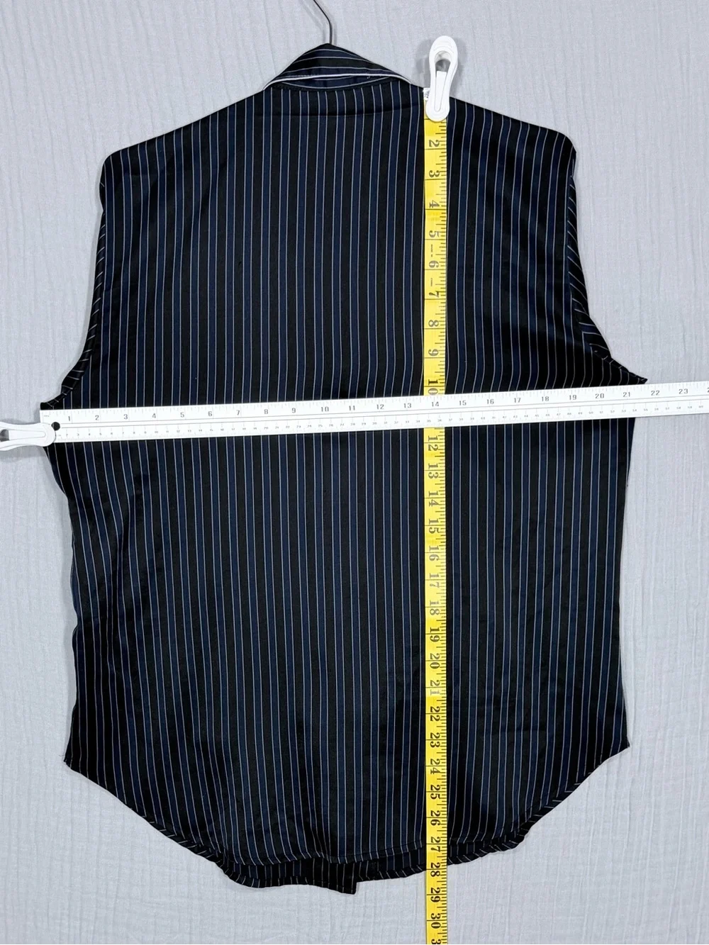 Victoria’s Secret Black Pinstripe Satin Pajama SET | Button Front | Size M